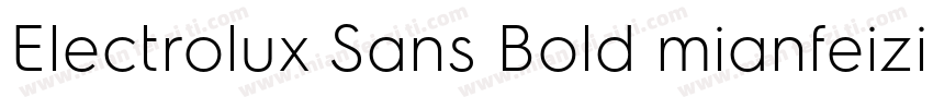 Electrolux Sans Bold mianfeizitico字体转换